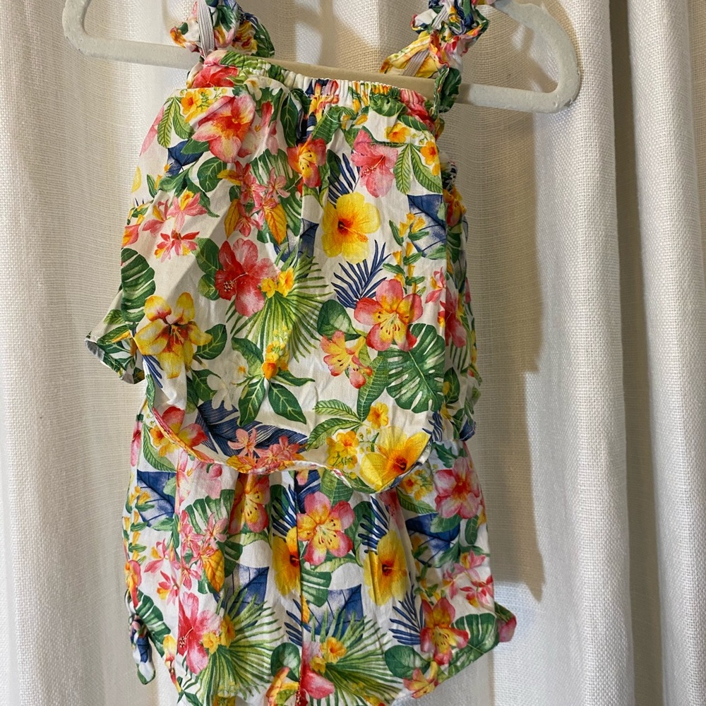 Floral Toddler Romper